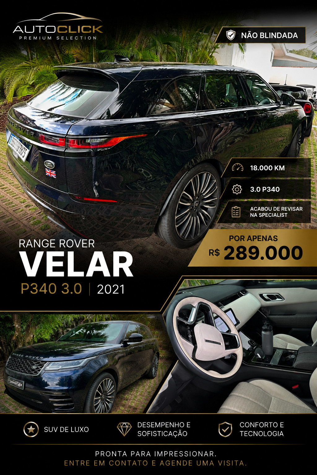 Range Rover Velar Velar P340 2021